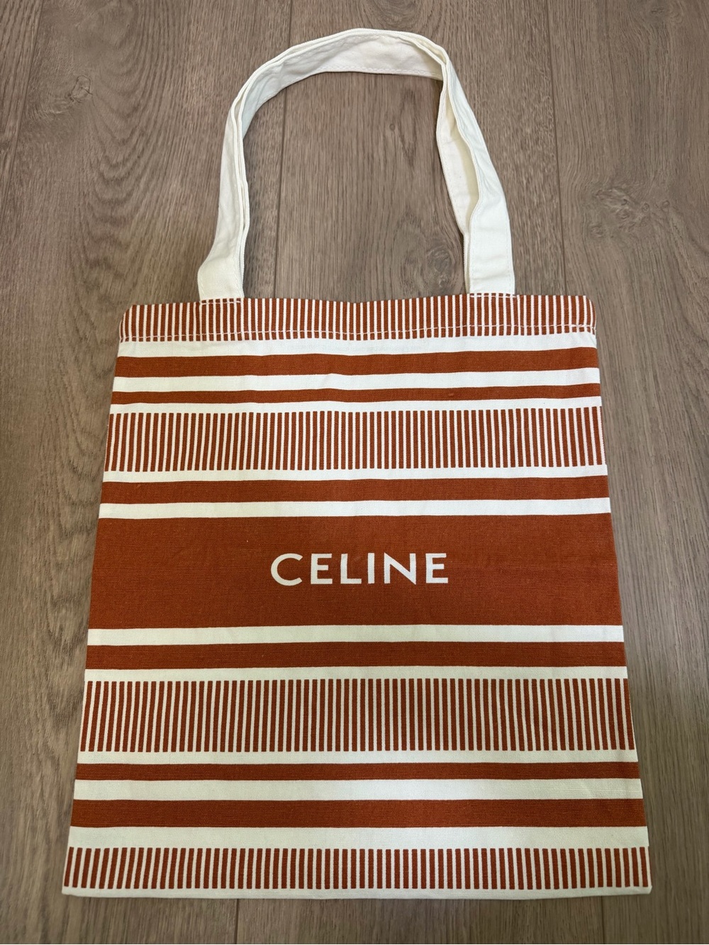 Celine Limited Edition Canvas Cotton Tote Shoulder Bag, GWP, Brand New